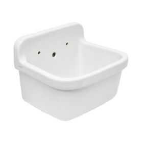 VitrA závěsná výlevka bez mřížky 43x37x26,5 cm bílá 6109-003-0012 6109-003-0012