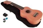 Cascha HH 3976 Soprano Ukulele Bundle Pink