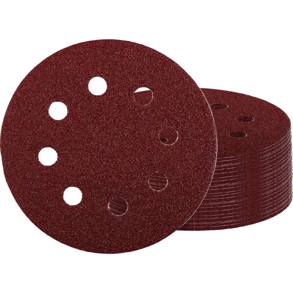 Einhell 492100 brusný papír pro excentrické brusky Zrnitost 40 (Ø x v) 125 mm x 13.3 cm 50 ks