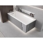 MEXEN - X-ST polystyrenový plášť na obdélníkovou vanu 120-150 x 70-90, bílá 55020-01