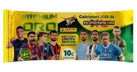 PANINI Balíček kartiček Adrenalyn Gold Packet Serie A 2025/2026 / Sběratelské karty / Fotbal (01-9132)