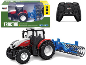 Mamido Traktor se zemědělským válcem na dálkové ovládání RC 1:24