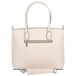 Luxusní dámská kabelka na rameno Delami Aurora, pudrová