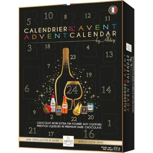 Abtey Adventní kalendář Prestige alkoholový 270g