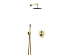 BESCO - Podomítkový sprchový set SLIM DECCO/ILLUSION II Zlatá broušená BABPDIIIBZ