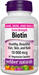 Webber naturals Biotin 10 000 mcg 45 cps (12007)