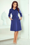 Dámské šaty 286-2 Sandy - NUMOCO královská modrá M