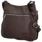 Módní dámská koženková crossbody kabelka Coveri Kisha, coffee