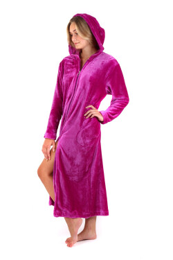 Siena s kapucí na zip Fuchsiová XL
