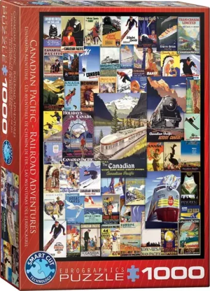 EUROGRAPHICS Puzzle Dobrodružství na železnici