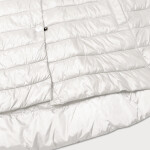 Dámská prošívaná bunda v barvě ecru se stojáčkem Minority (P3-6908-12) odstíny bílé L (40)