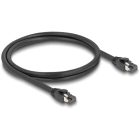 Delock 80233 RJ45 síťové kabely, propojovací kabely CAT 8.1 S/FTP 1.00 m černá 1 ks