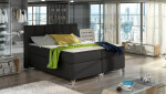 Boxspring Basilio Rozměr: 180 x 200 cm, látka: Riviera 36, Varianta: Bez LED osvětlení