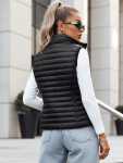 Dámská prošívaná vesta STANSY černá FashionStreet TY3102 L