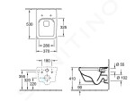 VILLEROY & BOCH - Architectura Závěsné WC se sedátkem SoftClosing, DirectFlush, alpská bílá 5685HR01