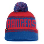 Fanatics Pánská zimní čepice New York Rangers NHL Thrive Cuffed Pom Beanie