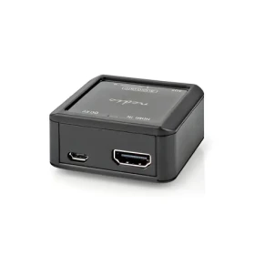 Nedis Audio převodník HDMI na audio antracit / Převodník / HDMI vstup / RCA + 3.5mm výstup / 192kHz (ACON3415AT)