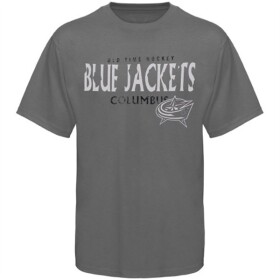 Old Time Hockey Pánské Tričko Charcoal St. Croix- Columbus Blue Jackets Velikost: