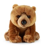 Plyšový medvěd Grizzly sedící 30 cm
