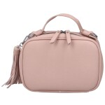 Menší koženková crossbody Jessa, růžová