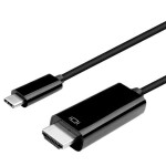 Datový kabel Winner USB-C/HDMI, 3m, černá