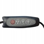MollyLux Izoxis 23893 Multifunkční lampa a lupa 32 LED, USB černá