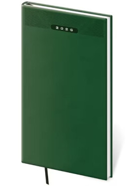 Diář 2026 týdenní kapesní Print Classic - zelená