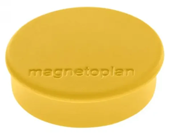 Magnetoplan Discofix standard Magnety 30 mm žlutá 10 ks (4013695025537)