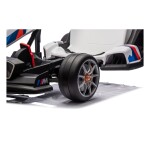 Mamido Dětská elektrická motokára BMW Gokart s funkcí driftu bílá