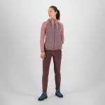 KARPOS W Camoscio Full Zip Hoodie, Huckleberry/Deco Rose velikost: S