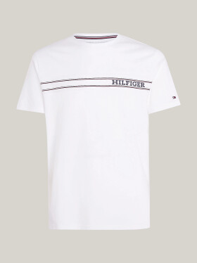 Pánské tričko UM0UM03196 YBR bílé Tommy Hilfiger