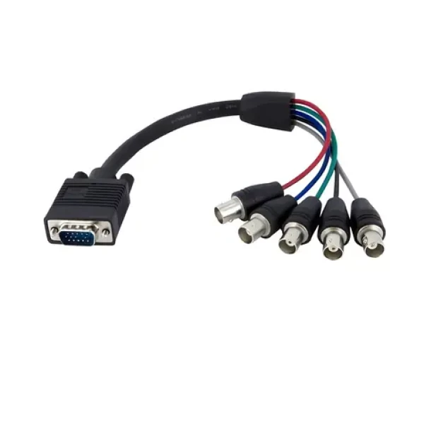 StarTech VGA - 5x BNC monitorový kabel černá / Propojovací kabel / 0,3 m (VGABNCMF1)