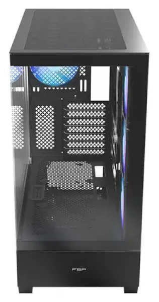 Fortron FSP M370-BA černá / Skříň / Midi Tower / ATX / 4× ARGB 120mm / GPU 400mm / bez zdroje (POC0000370)
