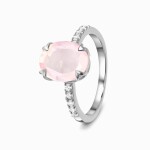 Emporial stříbrný prsten GU-DR10789R-SILVER-ROSEQUARTZ-TOPAZ Velikost: 9 (EU: 59-60)