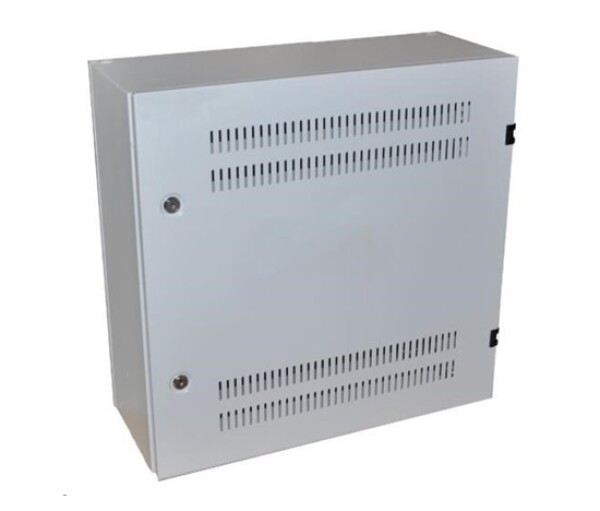 XtendLan 19" nástěnný vertikální rozvaděč 2U+4U 540x200, perforované dveře, 2x zámek, šedý EDF_1030980