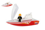 Boazz loď/člun hasiči s figurkou plast 38cm 24m+