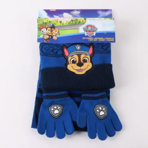 Cerdá Paw Patrol dětský zimní set (čepice šála rukavice) (10200810)