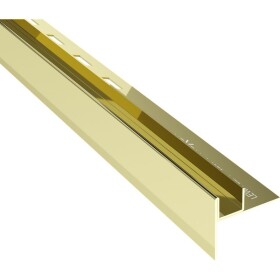MEXEN - Line-B spádová lišta pro sklo 180 cm levá, zlato 185004180L
