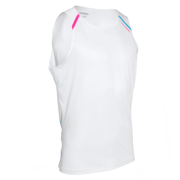 Běžecké tílko SALMING Pitea Singlet 21 White Velikost textilu: