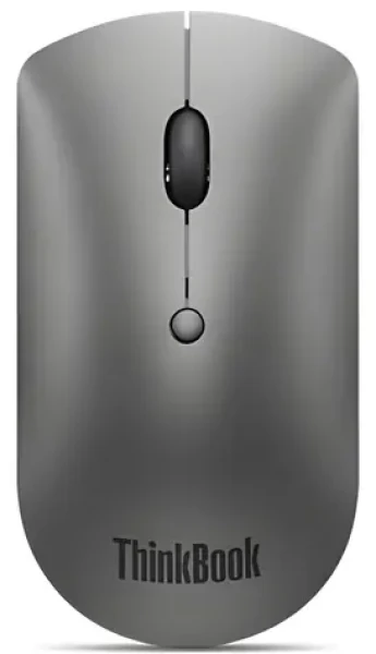 Lenovo ThinkBook Bluetooth Silent Mouse šedá / Myš / Bluetooth 5.0 / Optická / 2400 DPI (4Y50X88824)