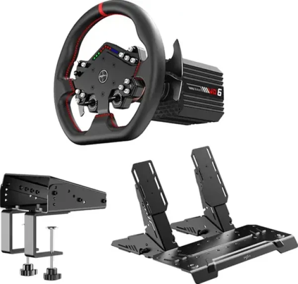 PXN VD6 Bundle DBT / základna VD6 + řídítka WDS R2 + brzdové/plynové pedály PD HM + objímka Z9 (VD6 Bundle DBT)