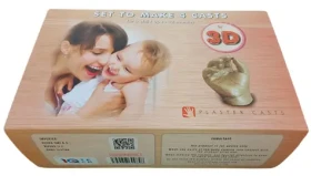IQtech 3D Baby Set na 4 sádrové odlitky pro děti do 12 měsíců