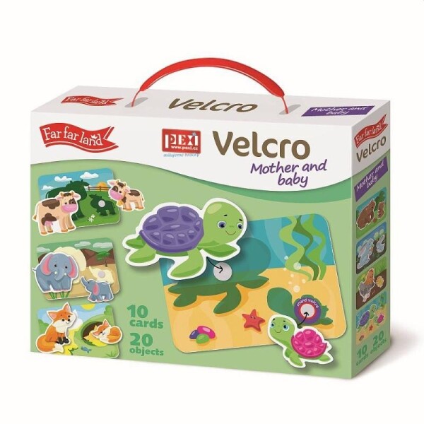 PEXI Velcro skládačky - Máma a mimi (Mother and Baby)