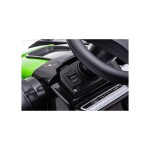 Mamido Dětský elektrický traktor s lopatou zelený