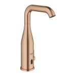 GROHE - Essence E Infračervená elektronická umyvadlová baterie se směšovacím zařízením a nastavitelným omezovačem teploty, kartáčovaný Warm Sunset 36445DL0