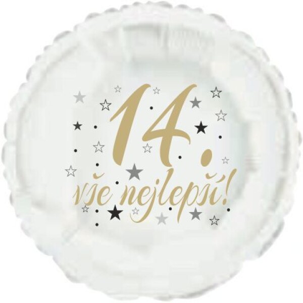 14.narozeniny balónek kruh Balonky.cz 14.narozeniny balónek kruh Balonky.cz