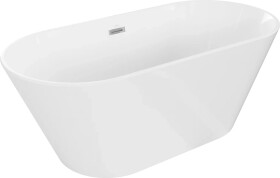 MEXEN - FLAVIA volně stojící vana 160x75, bílá bez krytky přepadu a zátky 54031608000-SS