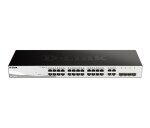 D-Link DGS-1210-28 28-port Gigabit Smart+ Switch, 24x GbE, 4x RJ45/SFP, fanless EDF_385521