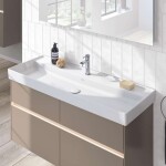 VILLEROY & BOCH - Collaro Umyvadlo nábytkové 120x47 cm, bez přepadu, otvor pro baterii, CeramicPlus, alpská bílá 4A33C2R1