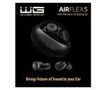 WG - Bluetooth sluchátka WG AirFlex 5, ENC, podpora Qi, černá EDF_820998